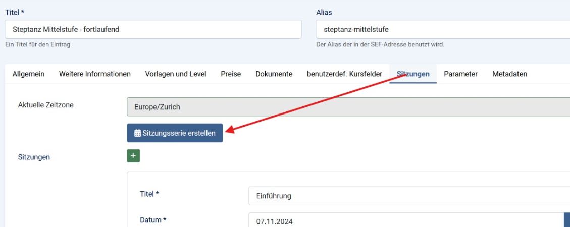 sitzungsserie