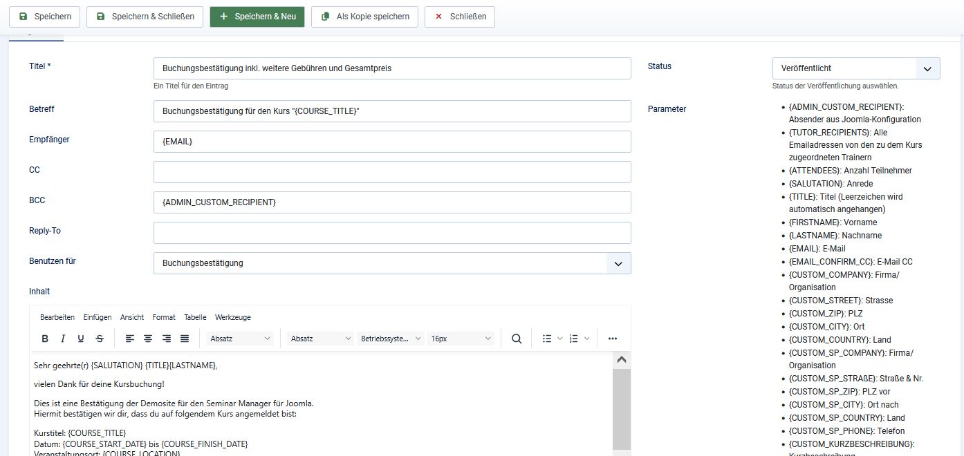 email vorlage