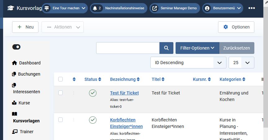neue vorlage
