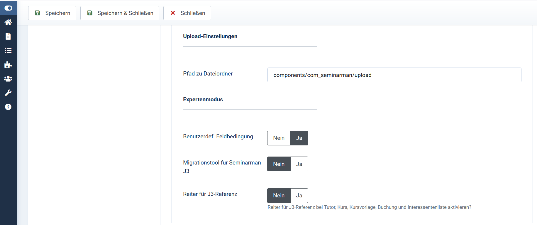 Expertenmodus Feld1